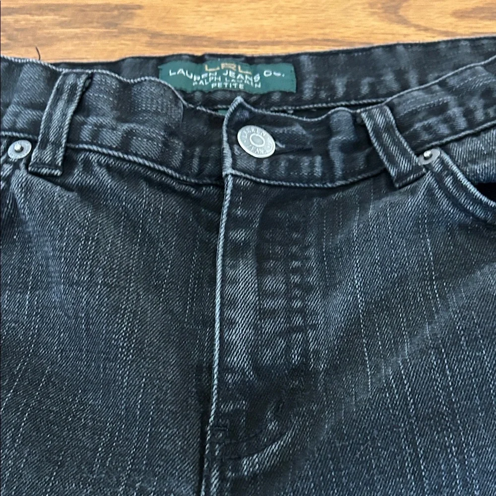 Lauren by Ralph Lauren Jeans Women’s 10P Black Classic Straight Leg - Picture 11 of 12